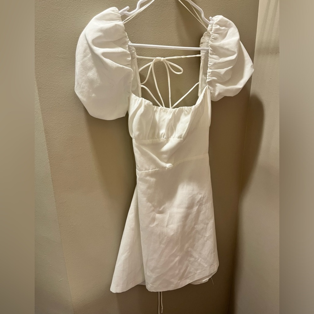 Zara White Mini Dress